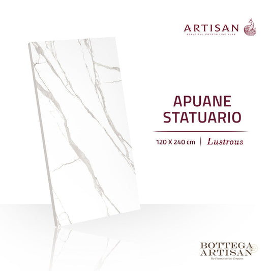 Granit Lamina Slab Artisan Apuane Statuario Lustrous 120X240